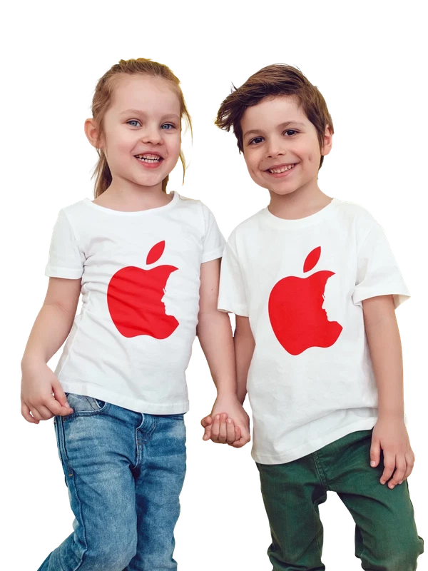 Футболка Apple — Белая, фото 1