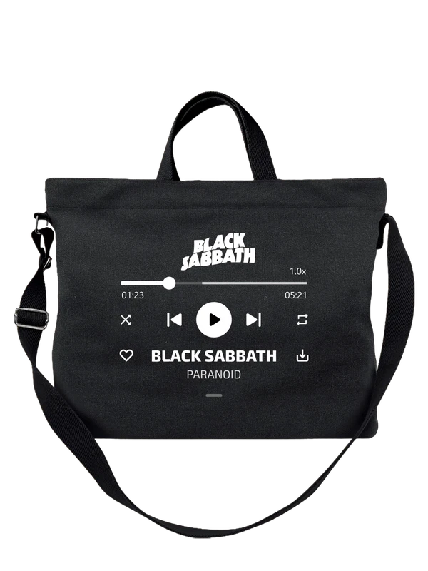 Сумка Black Sabbath Paranoid Параноик — Чёрная, фото 1