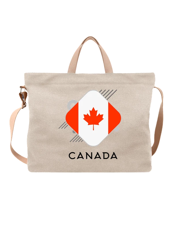 Сумка флаг Канады Canada — Белая, фото 1