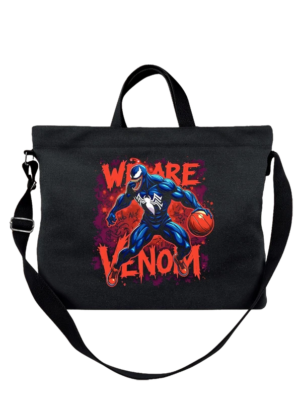 Сумка Веном Venom Marvel баскетбол злодей — Чёрная, фото 1