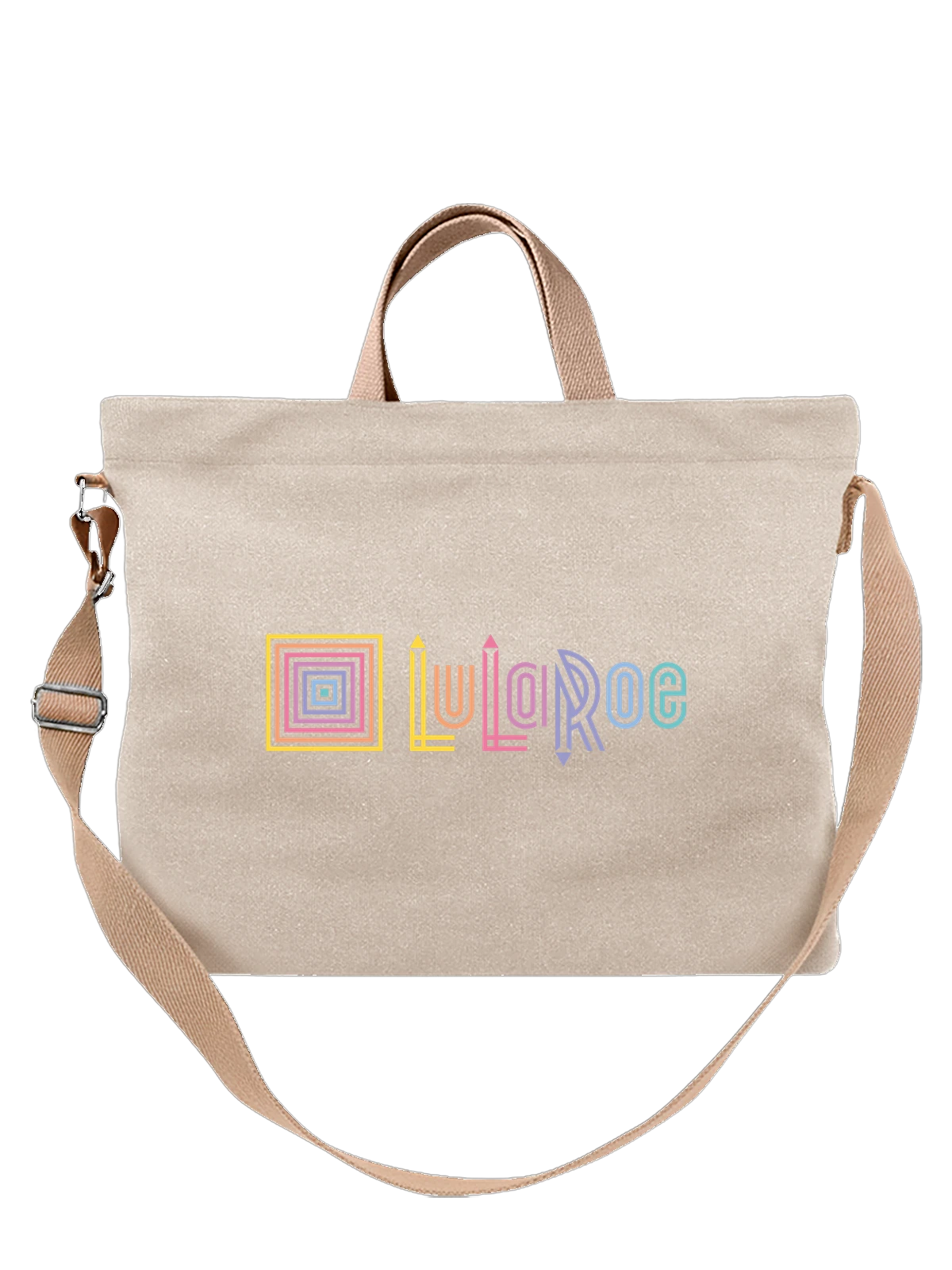 Сумка LuLaRoe белая с принтом — каталожные продажи — Белая, фото 1