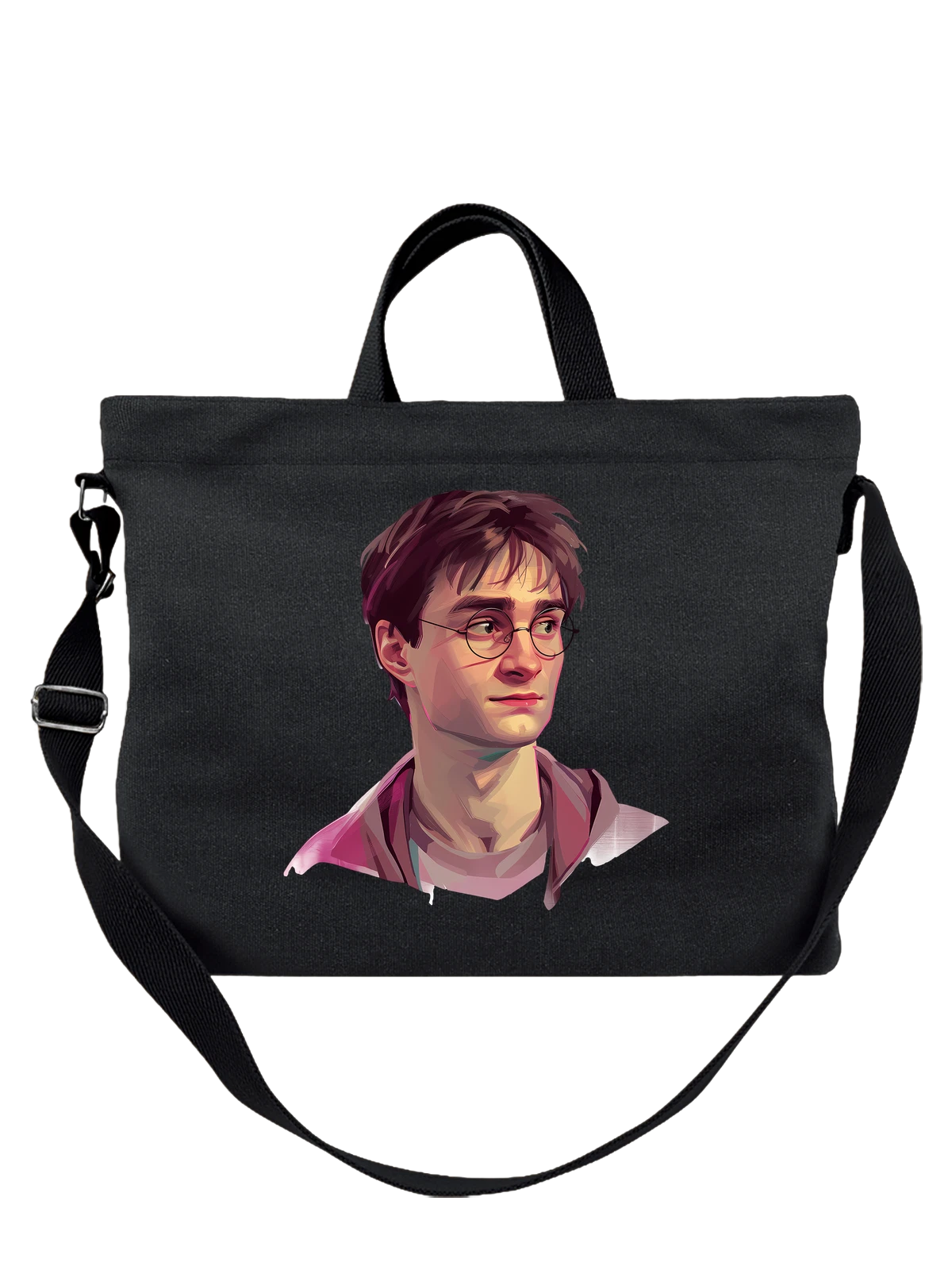 Сумка Гарри Поттер Harry Potter чёрная с принтом — магия — Чёрная, фото 1