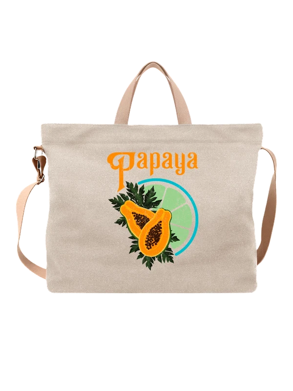 Сумка с папайей papaya — Белая, фото 1