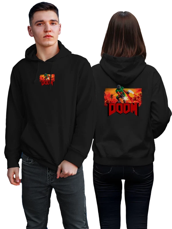 Худи игра Doom Дум — Чёрная, фото 1