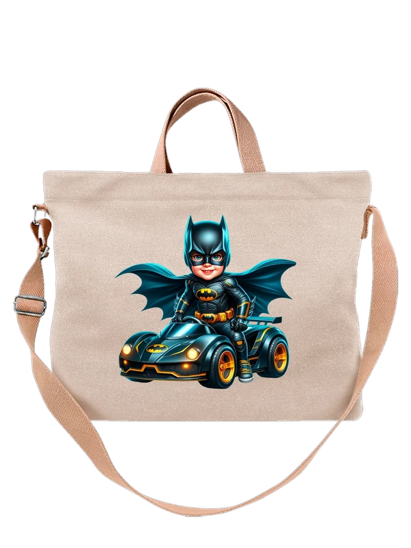 Сумка с ребенком Бэтменом Batman — Белая, фото 1