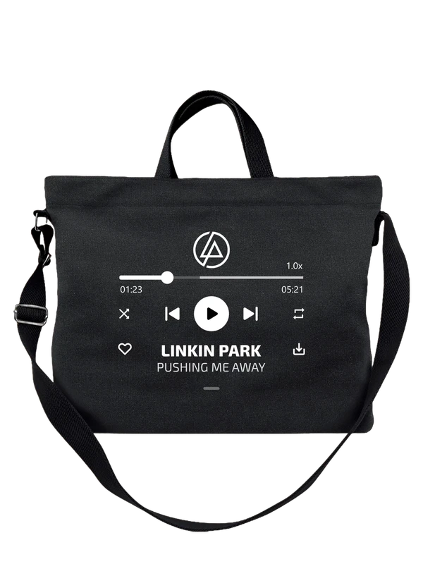 Сумка Linkin Park Pushing Me Away — Чёрная, фото 1