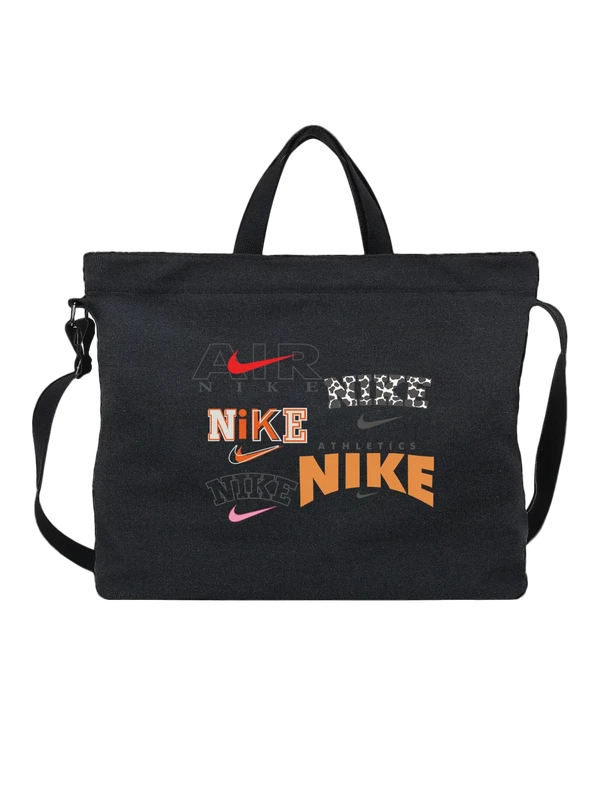 Сумка Nike с логотипом кроссовок и буквой N — Чёрная, фото 1