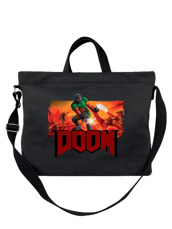 Сумка игра Doom Дум — Чёрная, фото 1
