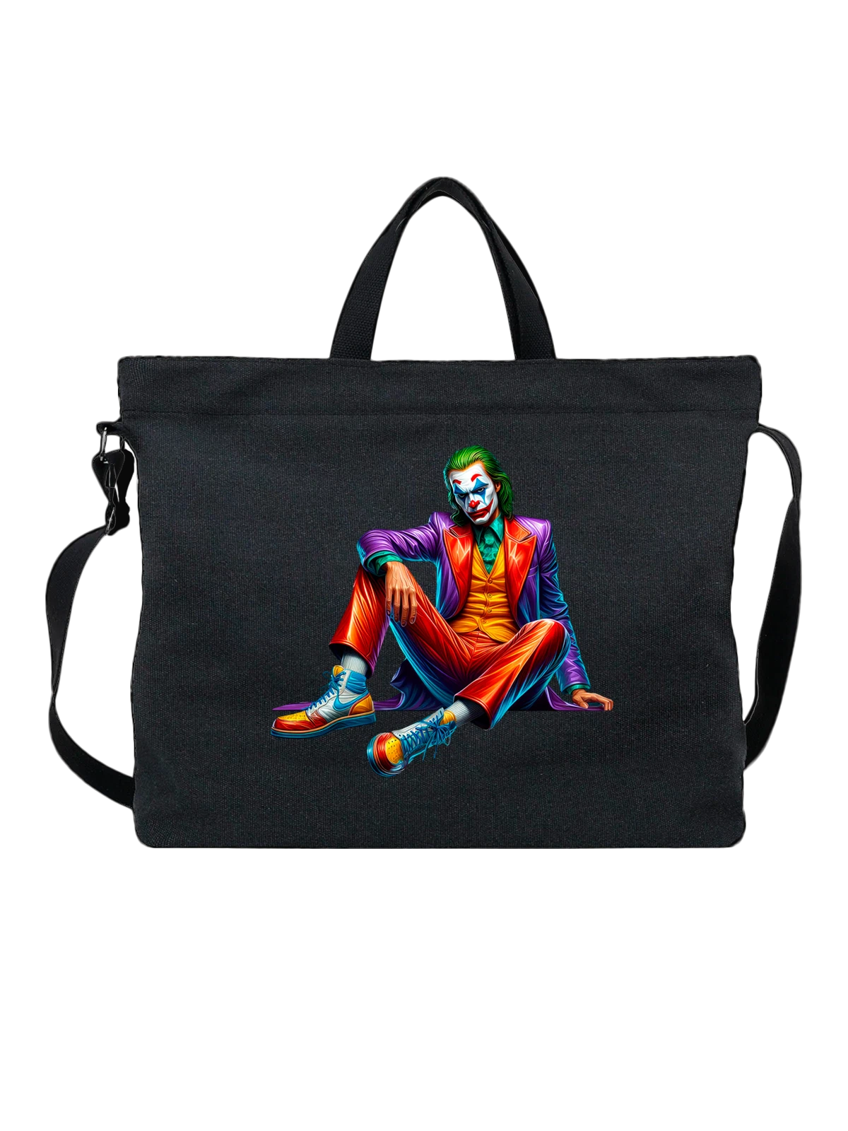 Сумка Джокер Joker чёрная с принтом — подарок поклоннику — Чёрная, фото 1