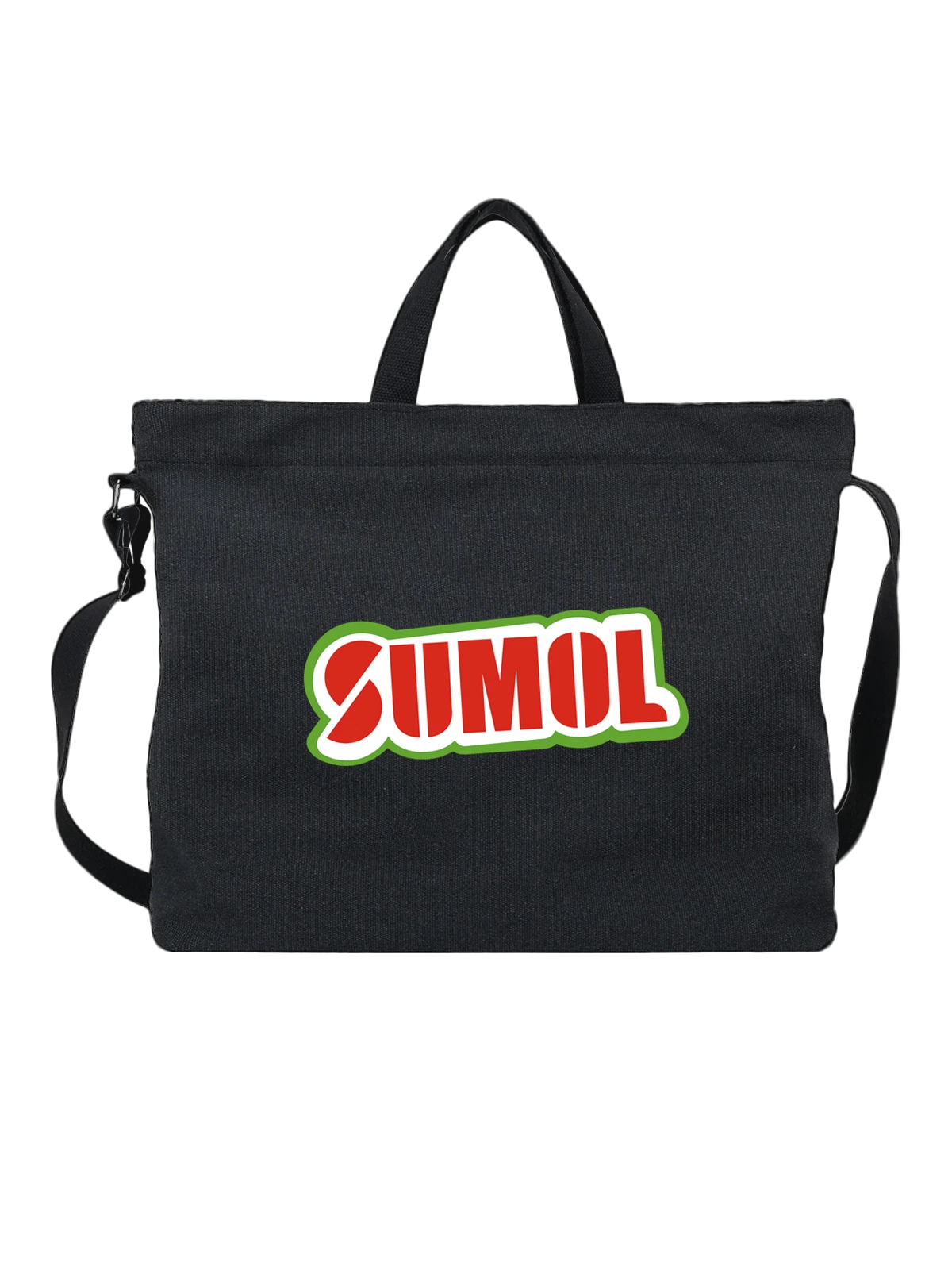 Сумка Sumol чёрная с принтом — принт для бармена — Чёрная, фото 1