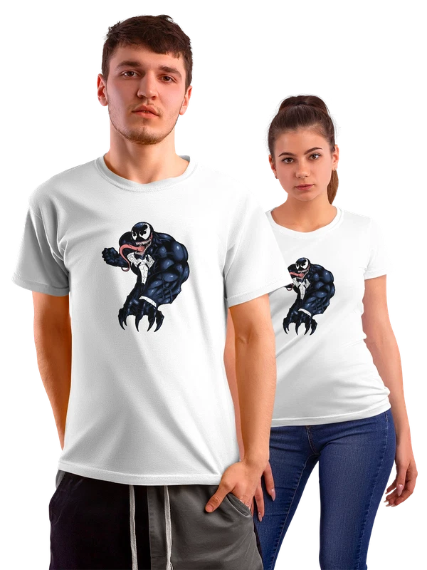 Футболка Веном Venom арт — Белая, фото 1