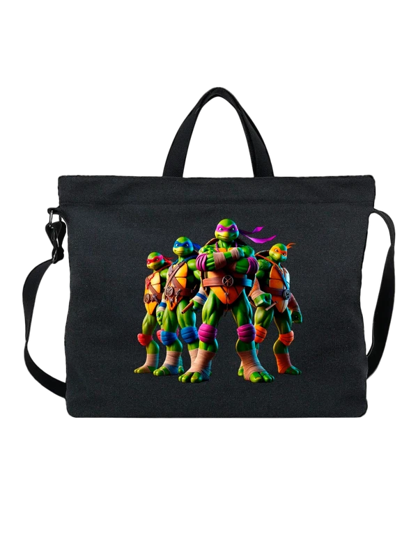 Сумка с Черепашками ниндзя Teenage Mutant Ninja Turtles — Чёрная, фото 1