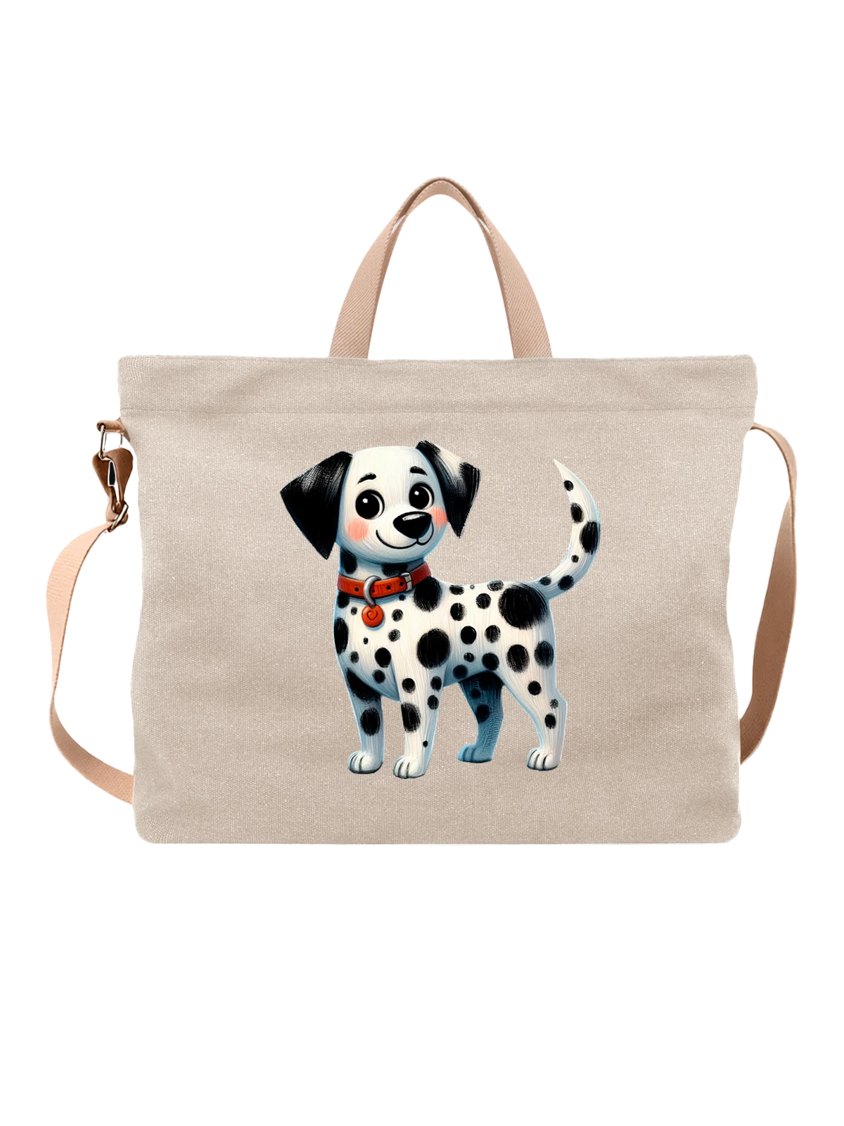 Сумка Собака 101 далматинец Dalmatians белая с принтом — кинология — Белая, фото 1