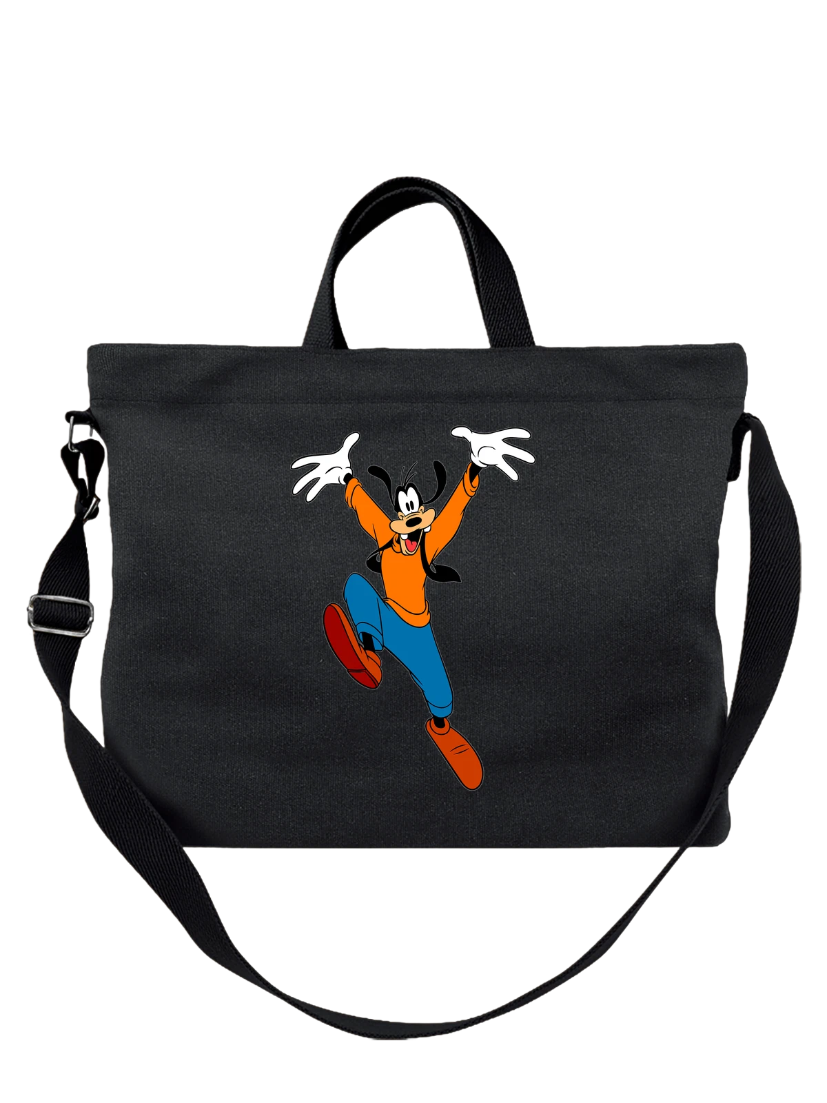 Сумка Микки мау Goofy Гуфи чёрная с принтом — Минни Маус — Чёрная, фото 1