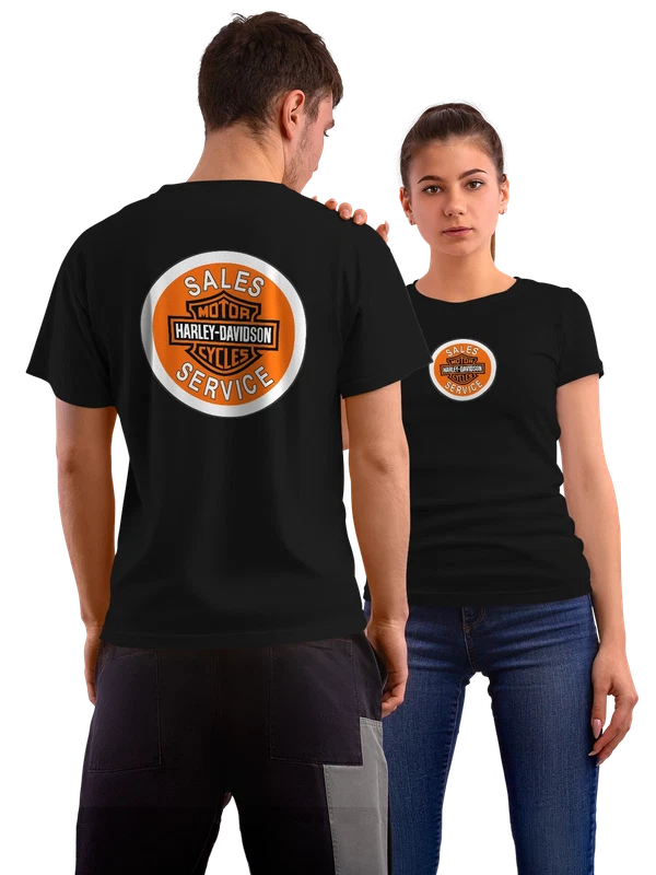Футболка Harley Davidson — Чёрная, фото 1