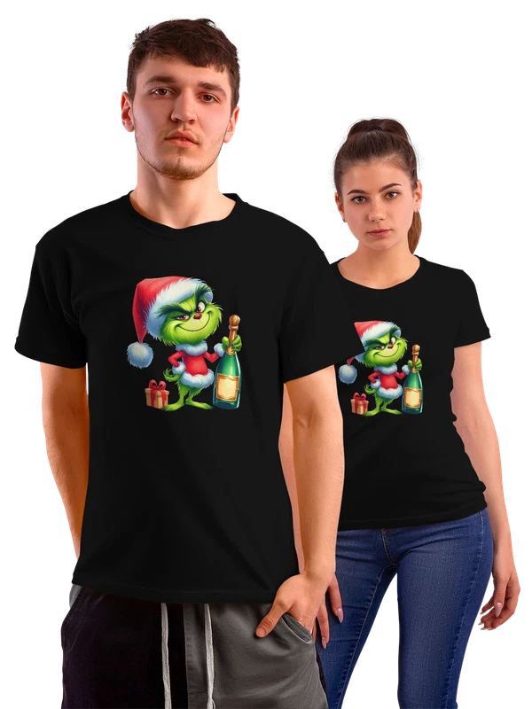 Футболка с Гринчем Grinch — Чёрная, фото 1