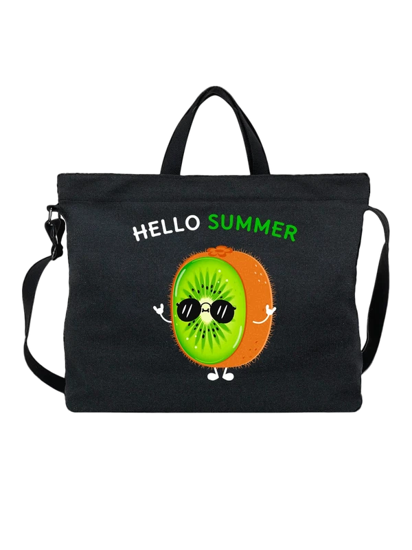 Сумка киви hello summer — Чёрная, фото 1