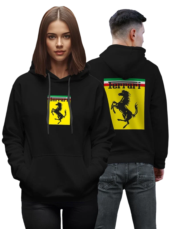 Худи Ferrari — Чёрная, фото 1
