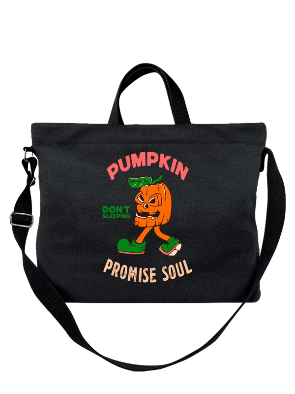 Сумка тыква Halloween pumpkin promise soul — Чёрная, фото 1