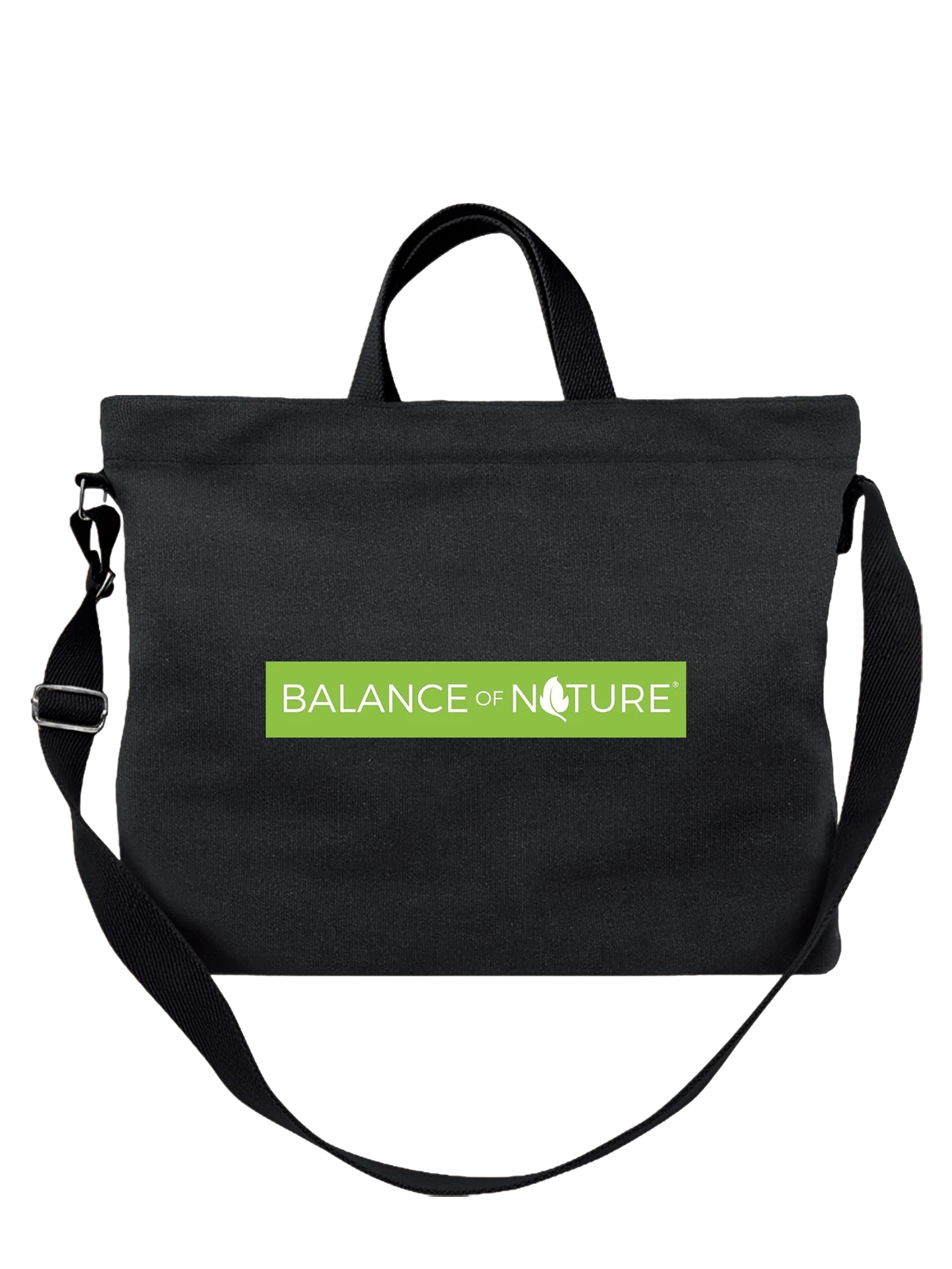 Сумка Balance of Nature чёрная с принтом — фрукты и овощи — Чёрная, фото 1