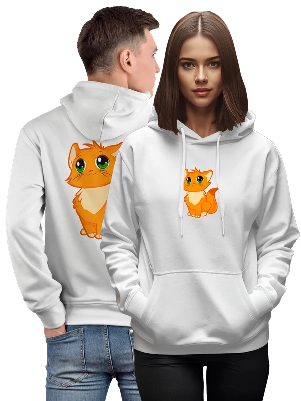 Худи котенок — Белая, фото 1