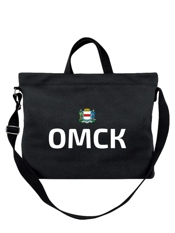 Сумка город Омск — Чёрная, фото 1