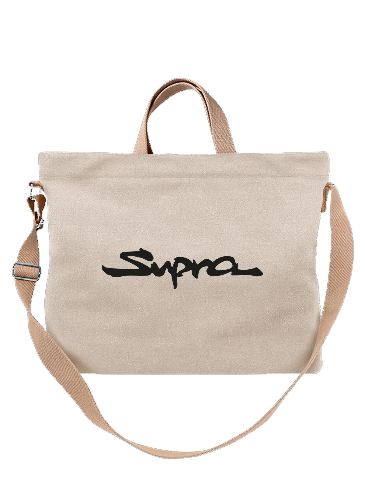 Сумка Supra белая с принтом — легендарная модель A80 — Белая, фото 1