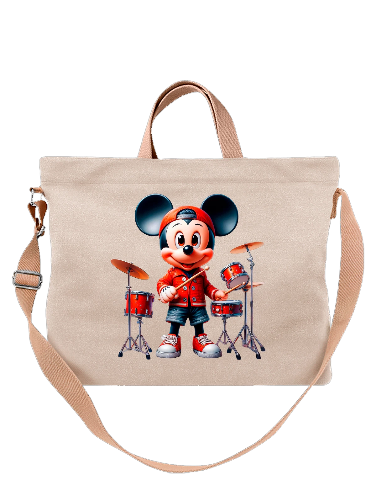 Сумка с Микки Маусом Mickey Mouse белая с принтом — концертное настроение — Белая, фото 1