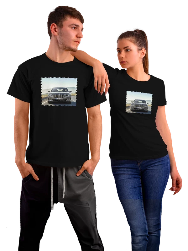 Футболка машина BMW 7 Series — Чёрная, фото 1