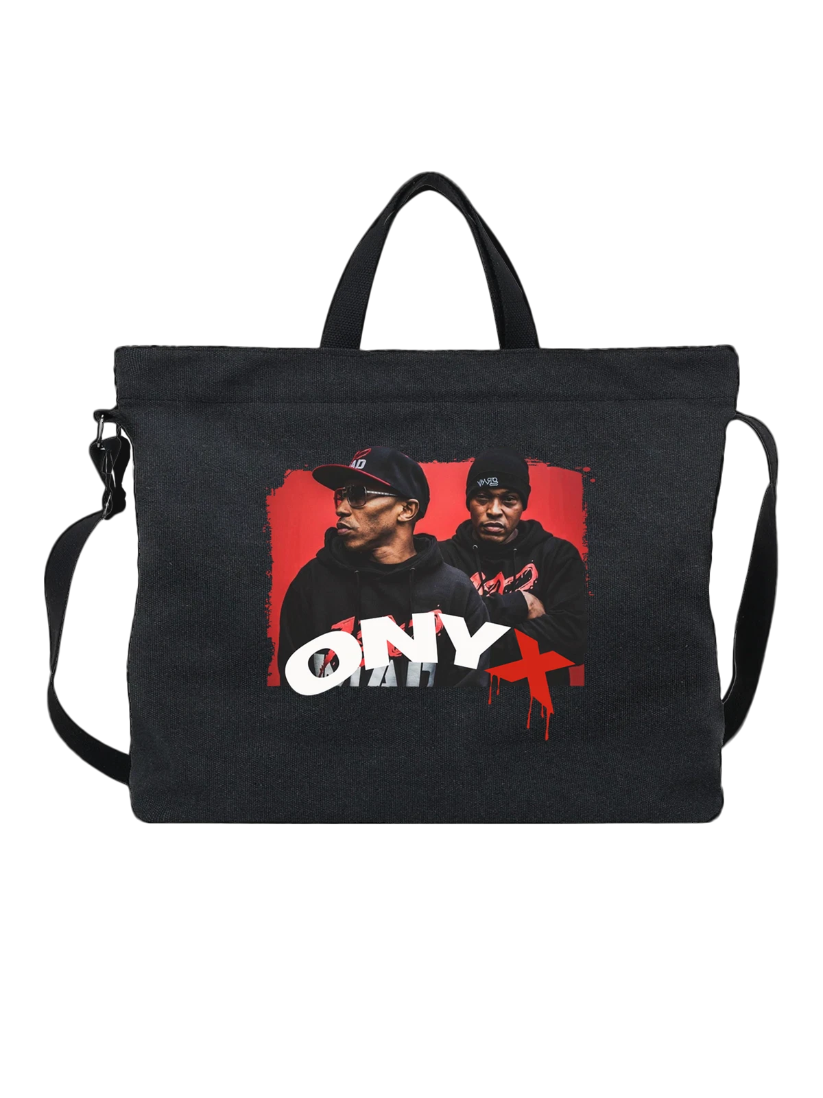 Сумка Onyx Оникс чёрная с принтом — футболка подростку — Чёрная, фото 1