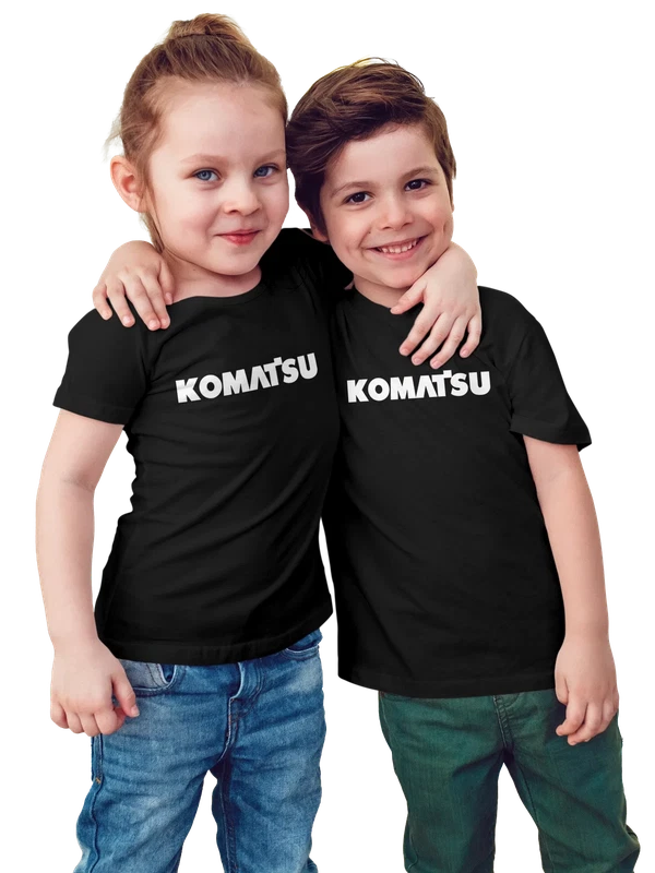 Футболка Komatsu — Чёрная, фото 1