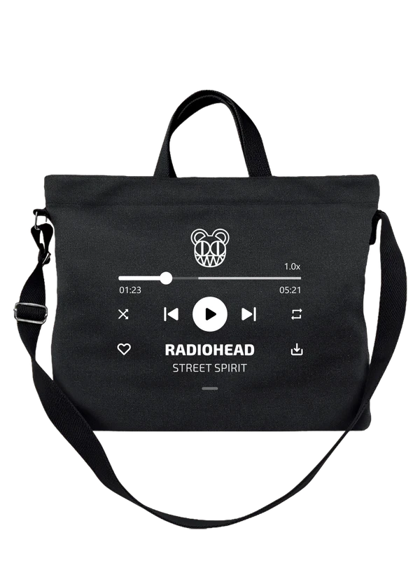 Сумка Radiohead Street Spirit Дух улиц — Чёрная, фото 1