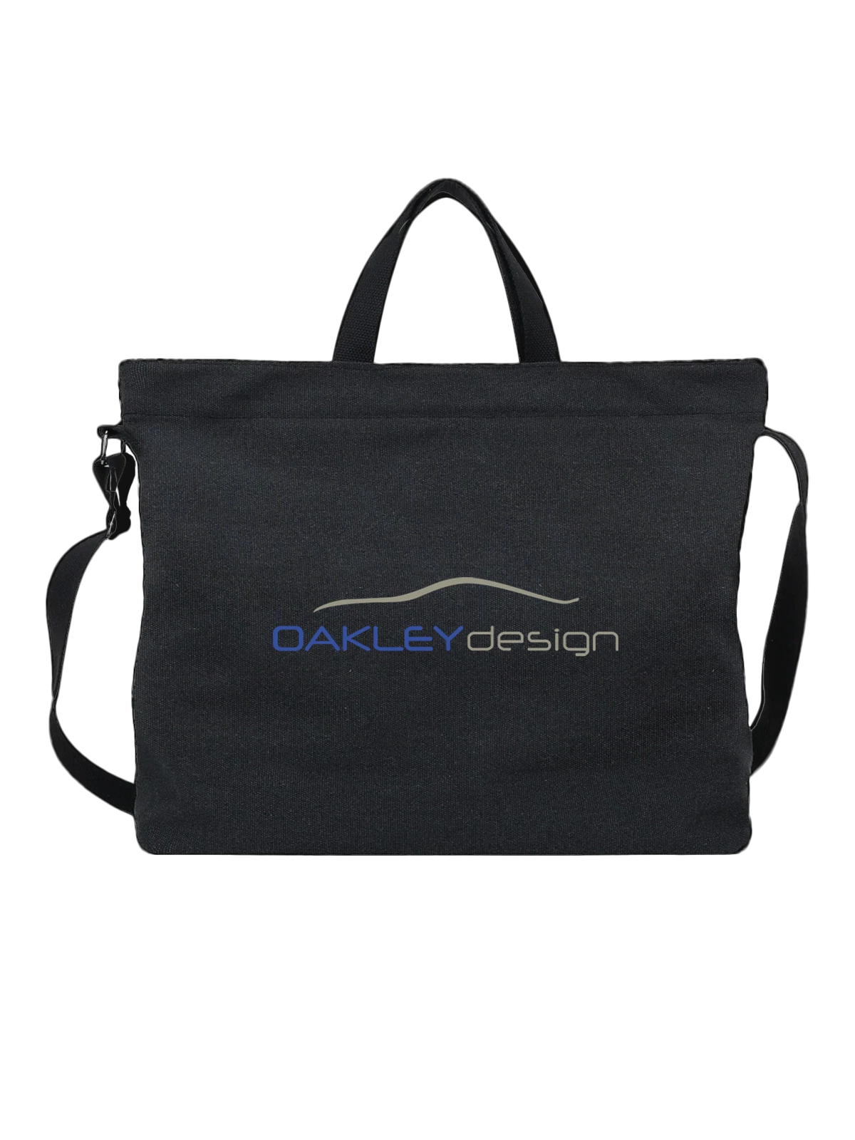 Сумка Oakley чёрная с принтом — солнцезащитные очки — Чёрная, фото 1