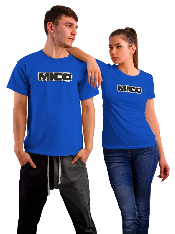 Футболка Mico — Синяя, фото 1