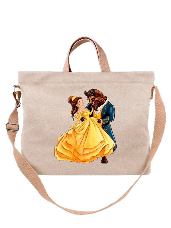 Сумка Красавица и чудовище Beauty and the Beast — Белая, фото 1