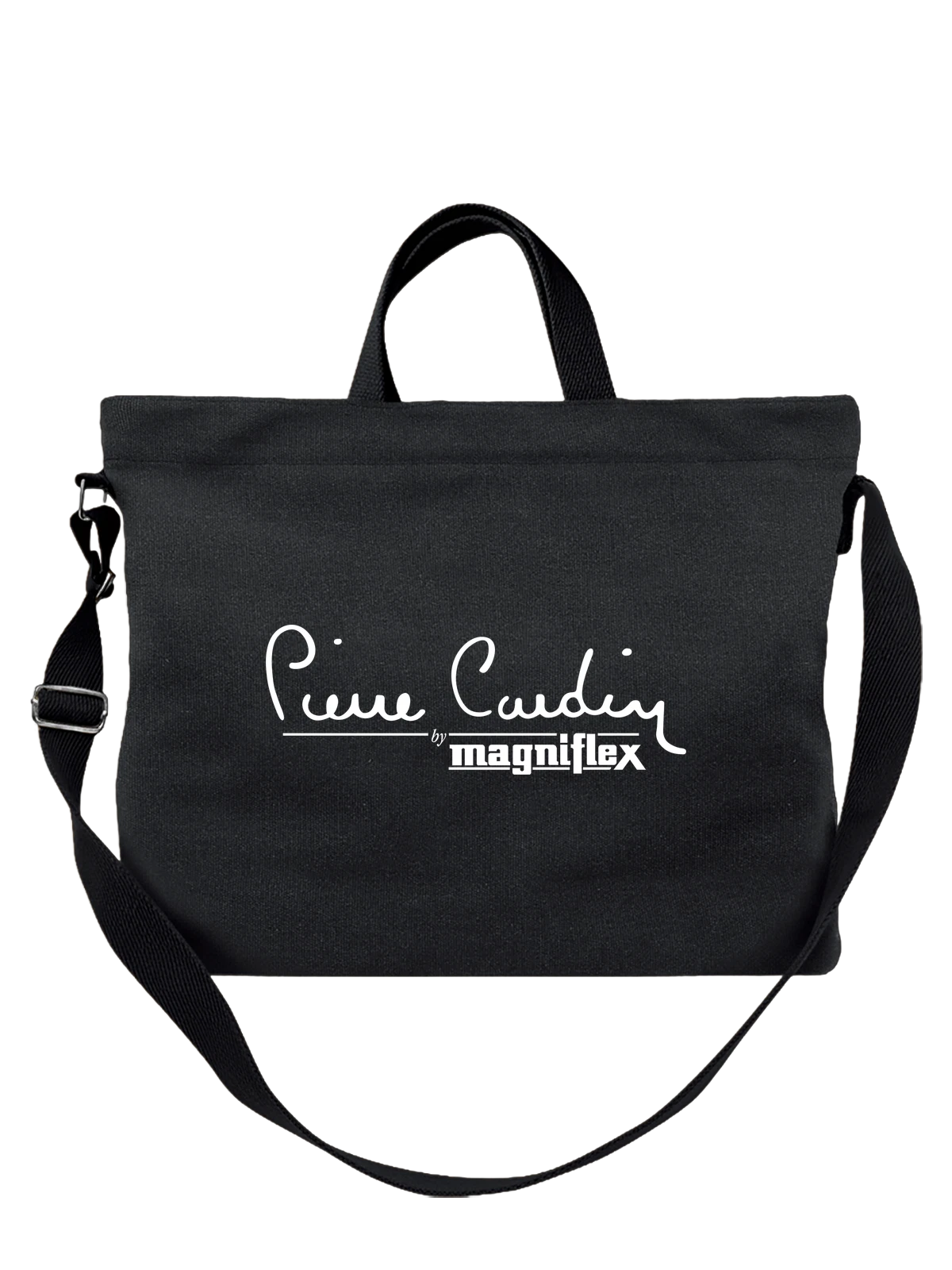 Сумка Pierre Cardin чёрная с принтом — монохромный принт — Чёрная, фото 1