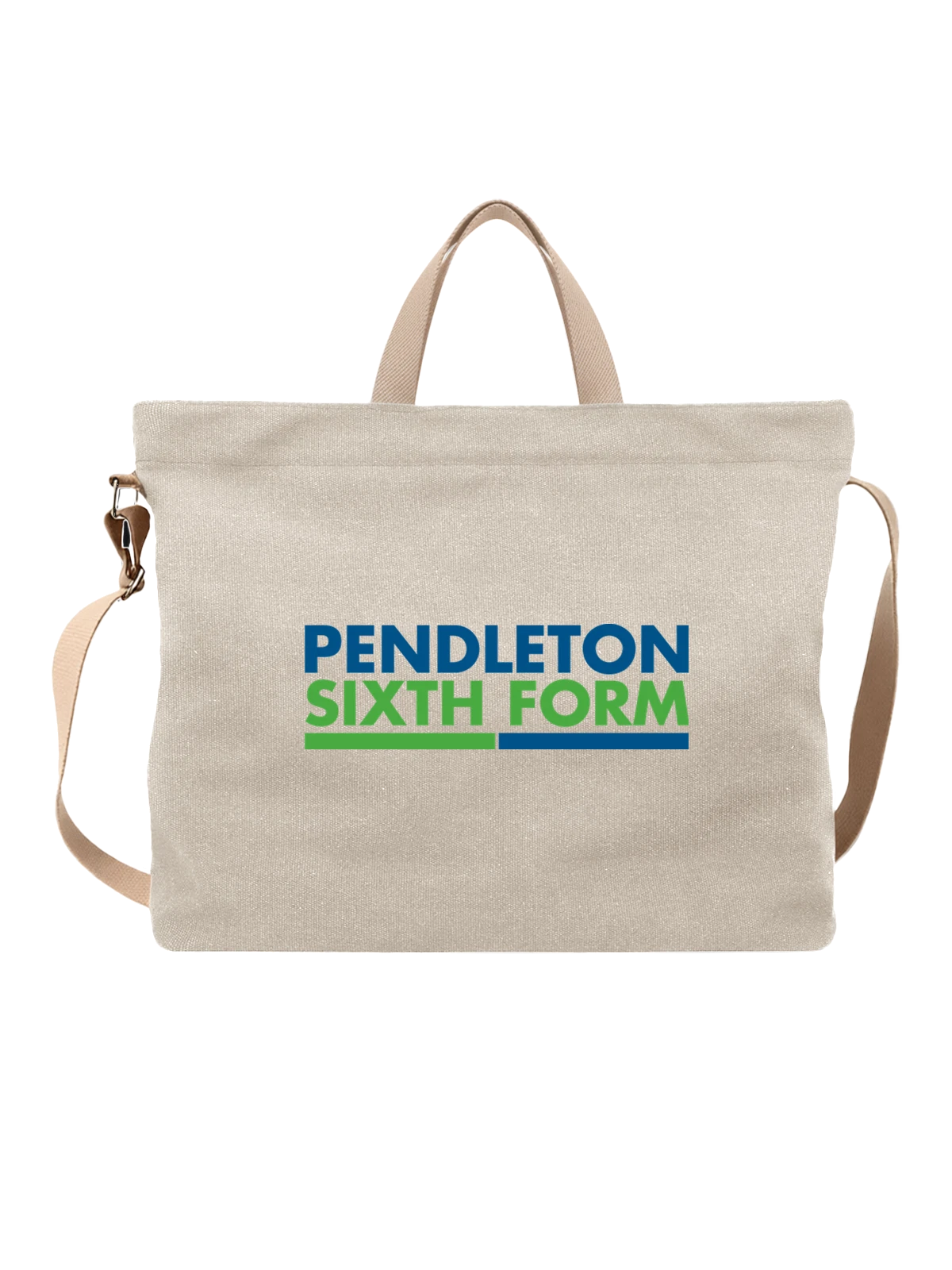 Сумка Pendleton белая с принтом — контрастный принт — Белая, фото 1