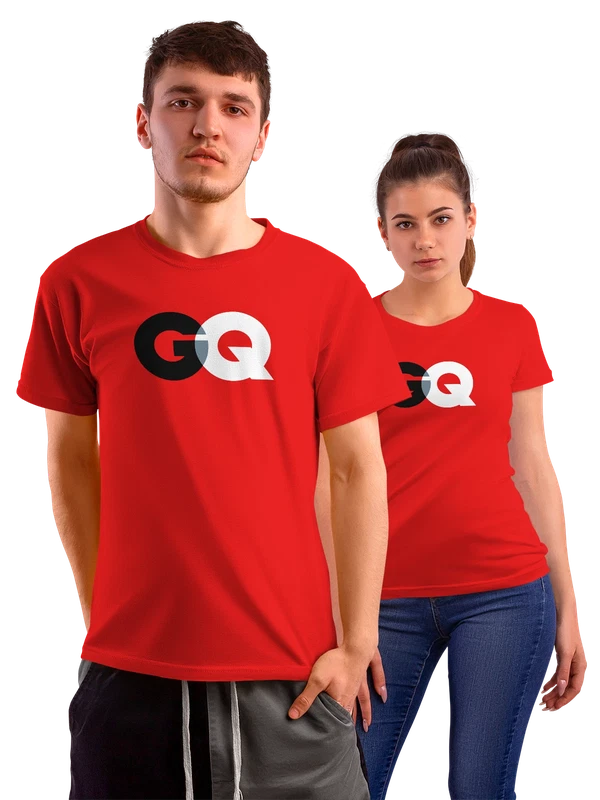 Футболка GQ — Красная, фото 1