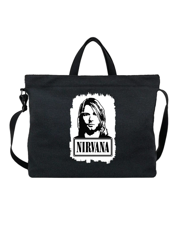 Сумка Nirvana Нирвана силуэт — Чёрная, фото 1