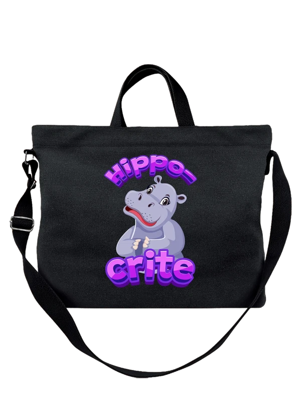 Сумка бегемот hippo crite — Чёрная, фото 1