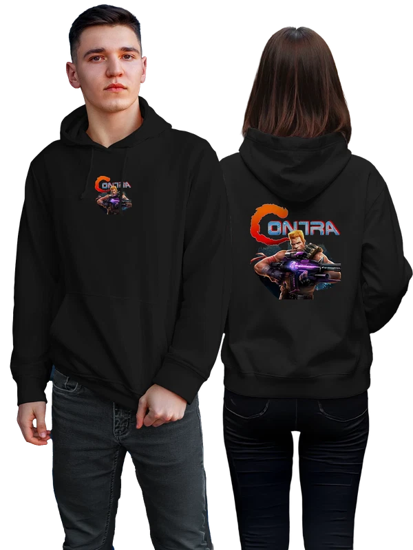 Худи игра контра сontra — Чёрная, фото 1