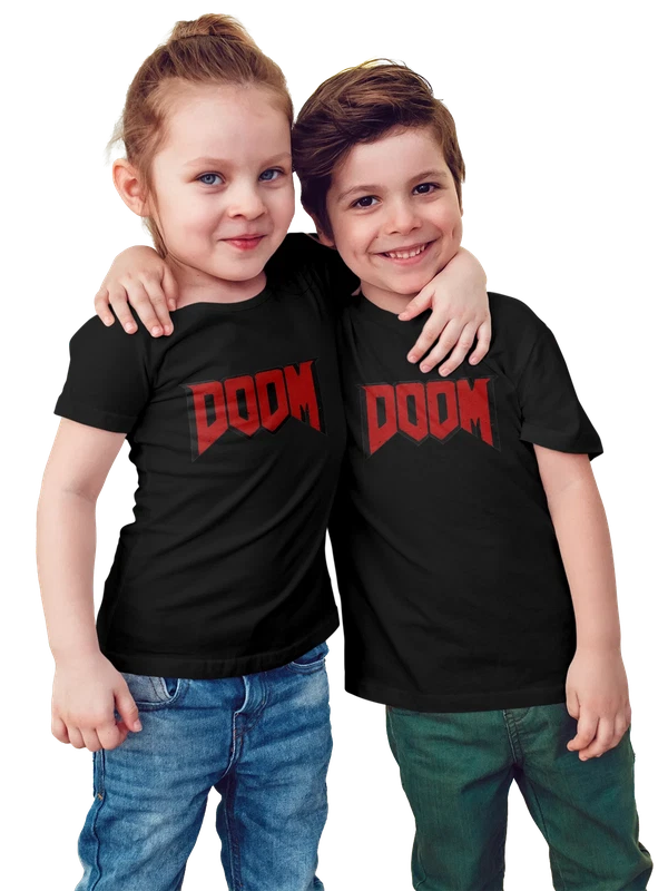 Футболка Дум Doom — Чёрная, фото 1