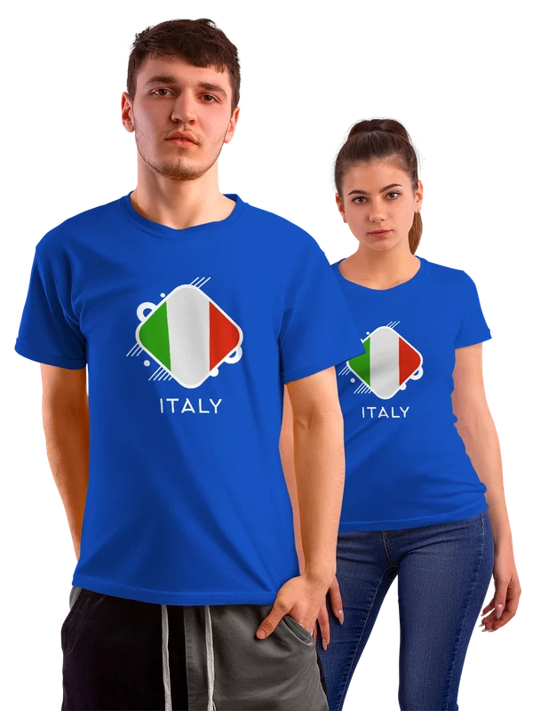 Футболка флаг Италия Italy — Синяя, фото 1