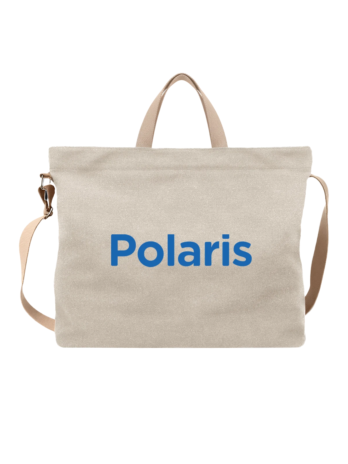 Сумка Polaris белая с принтом — снегоходные маршруты — Белая, фото 1