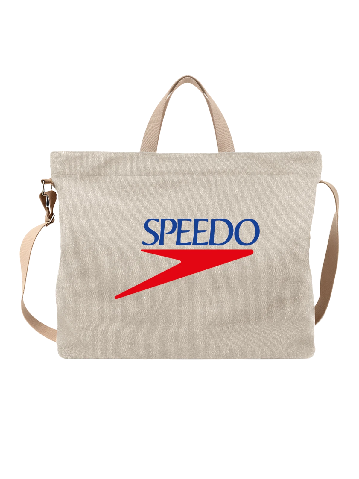 Сумка Speedo белая с принтом — соревновательный бассейн — Белая, фото 1