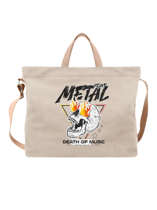 Сумка Хэви метал Heavy Metal — Белая, фото 1