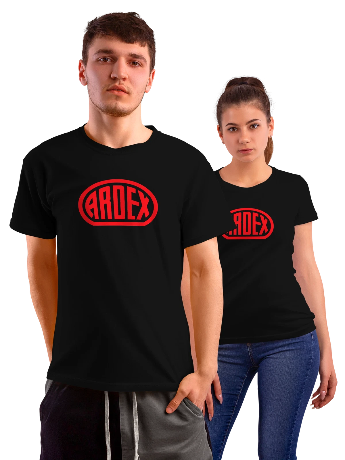 Футболка Ardex чёрная с принтом — плиточные работы — Чёрная, фото 1