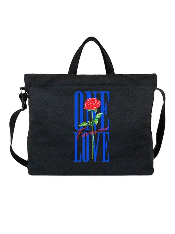 Сумка роза one love forever — Чёрная, фото 1