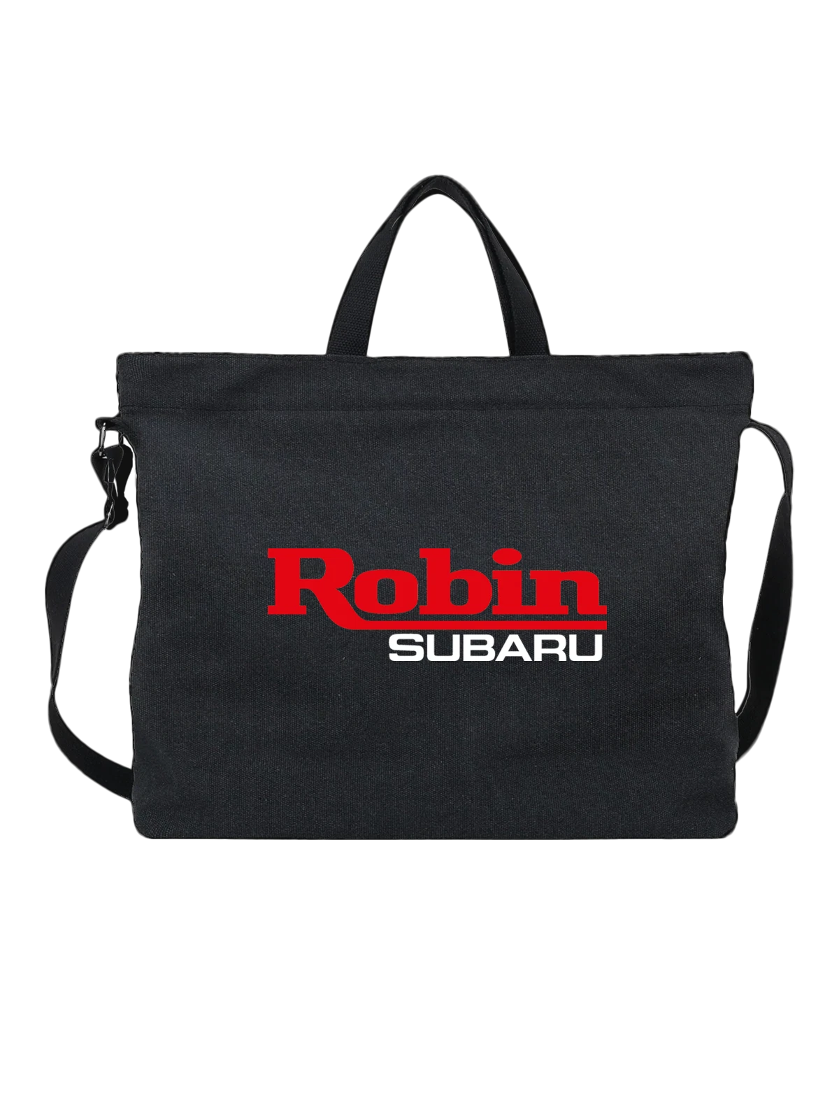 Сумка Subaru чёрная с принтом — силовая техника — Чёрная, фото 1