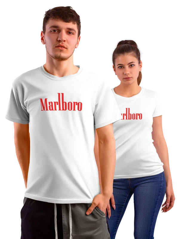 Футболка Marlboro — Белая, фото 1